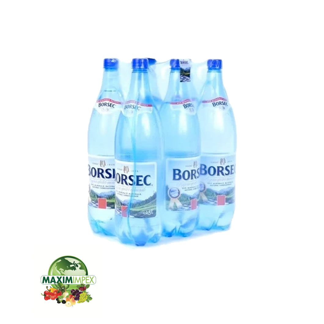 Borsec - Eau Minérale Naturellement Gazéifiée - 6 x  1.5L