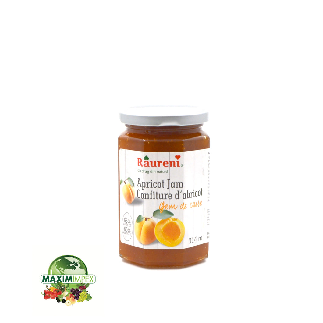 Raureni(Gem caise) - Confiture d'abricot - 314ml