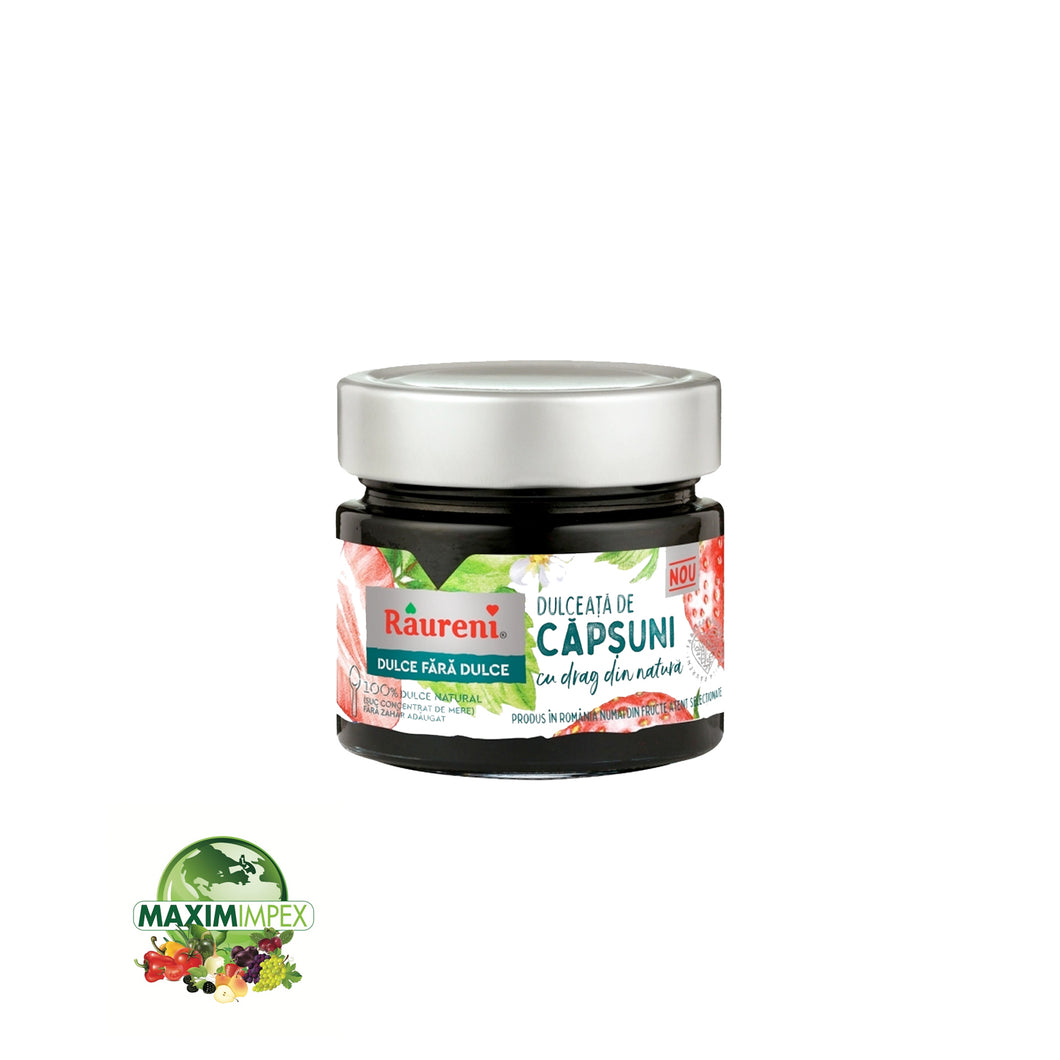 Raureni(Dulceata Capusni) - Confiture de fraise sans soucre ajouté - 240g