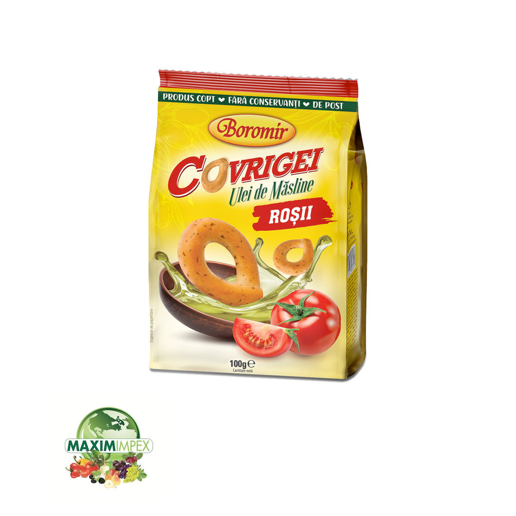 Boromir(Covrigi) - Pretzels avec tomates et olives - 100g