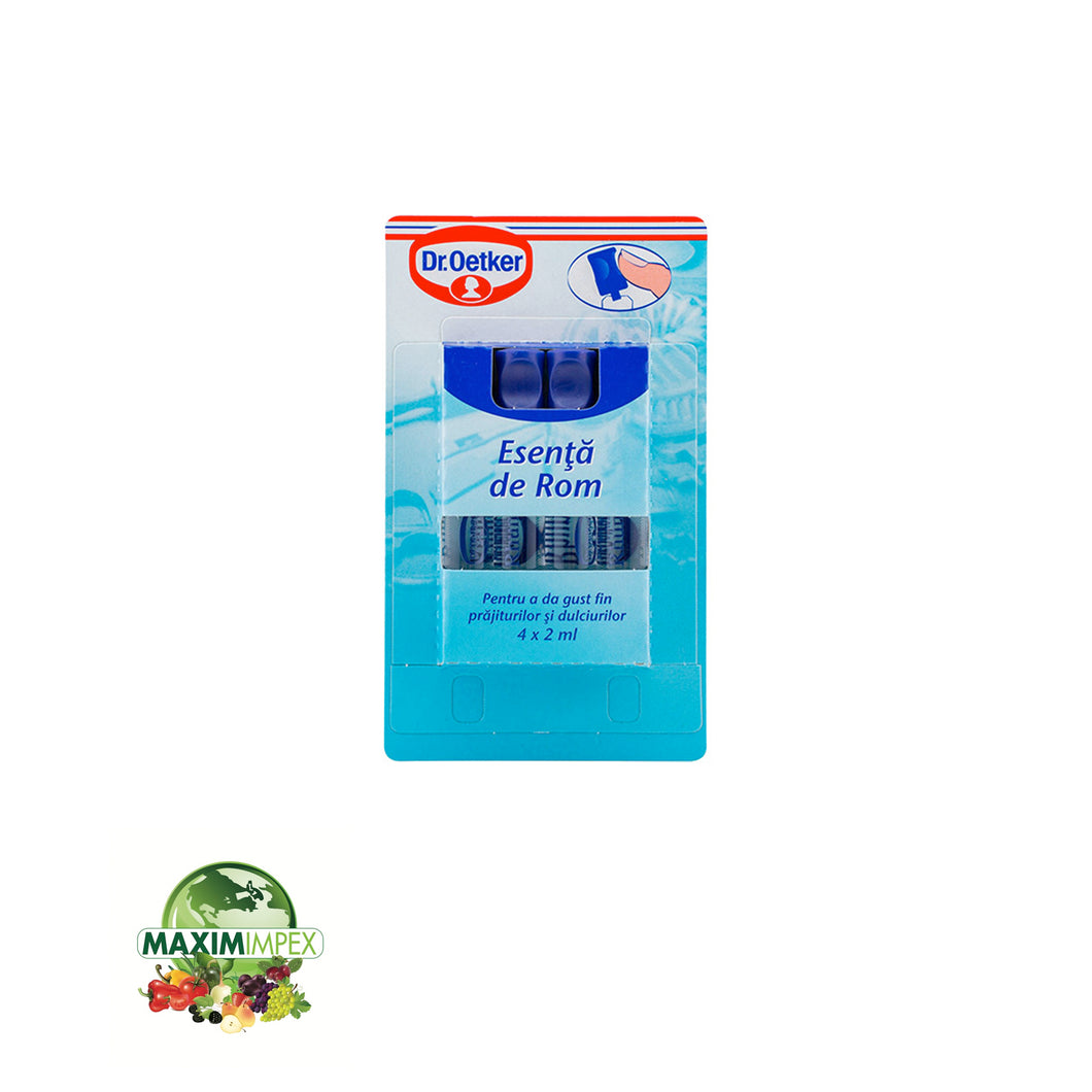 Dr.Oetker(Esenta Rom)- Extrait de rhum - 4x 2ml