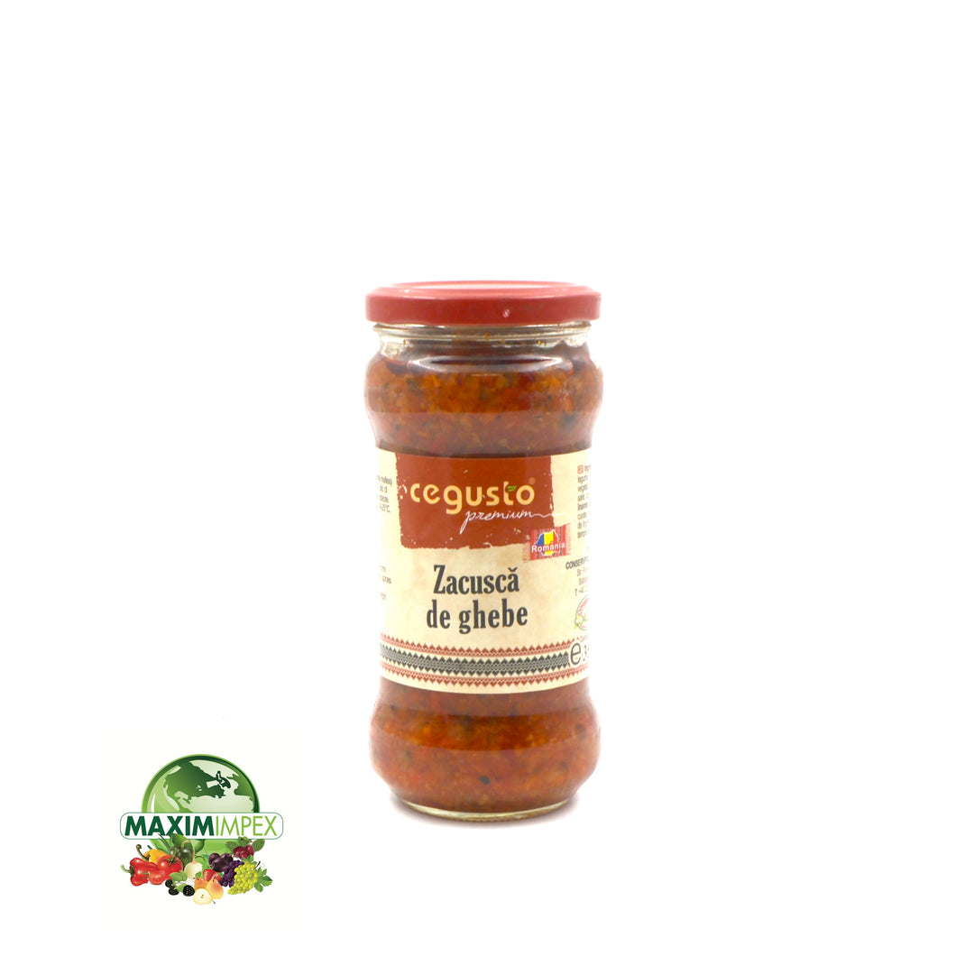 Cegusto(Zacusca ghebe) - Tartinade aux légumes champignons - 350g