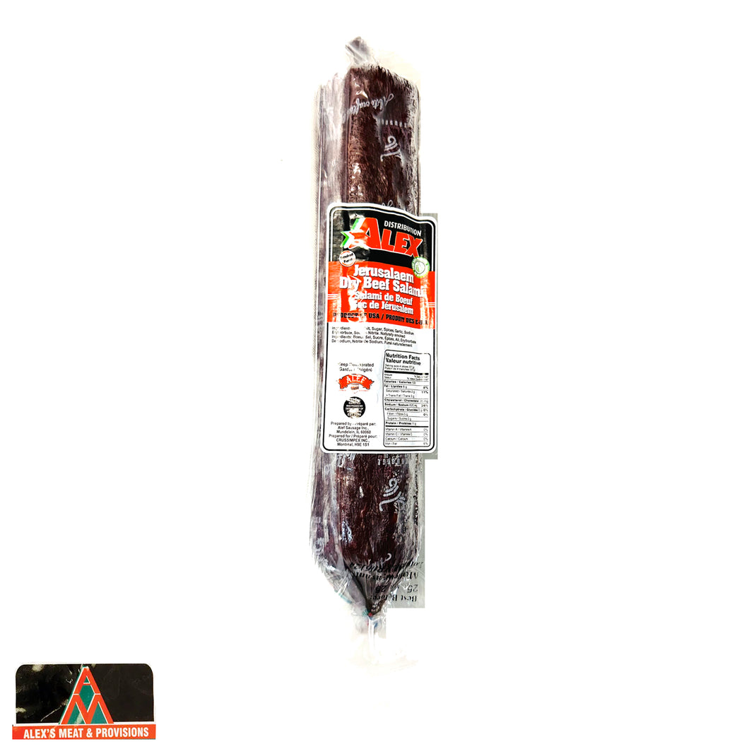 Alex -Salami de boeuf sec de Jérusalem - 400g($5.50/100g)