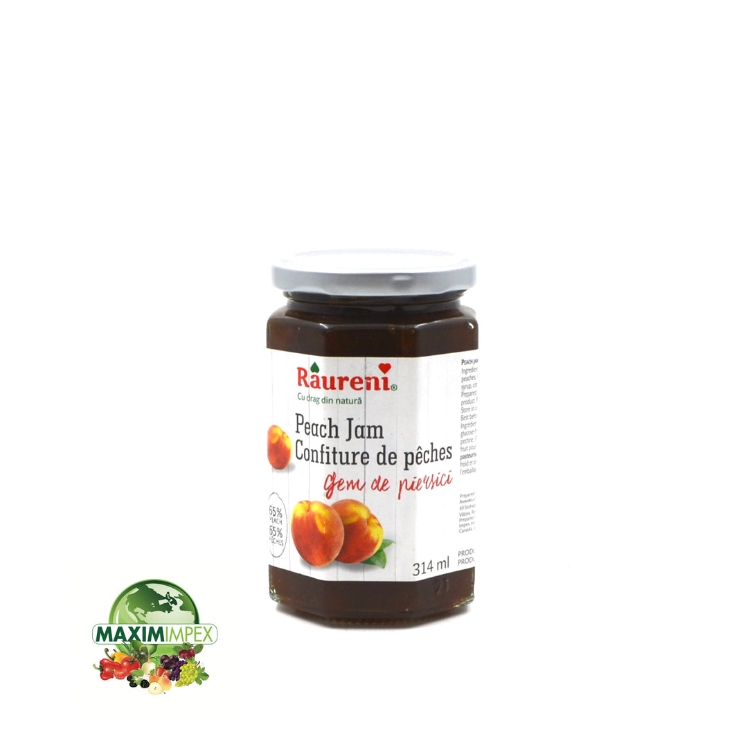 Raureni(Gem piersici) - Confiture de pêches - 314ml