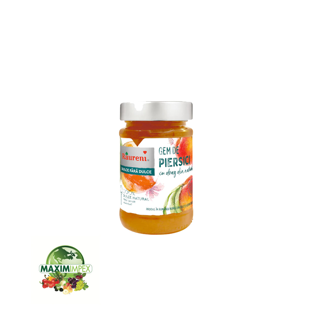 Raureni(Gem de Piersici) - Confiture de pêches sans soucre ajouté - 230g