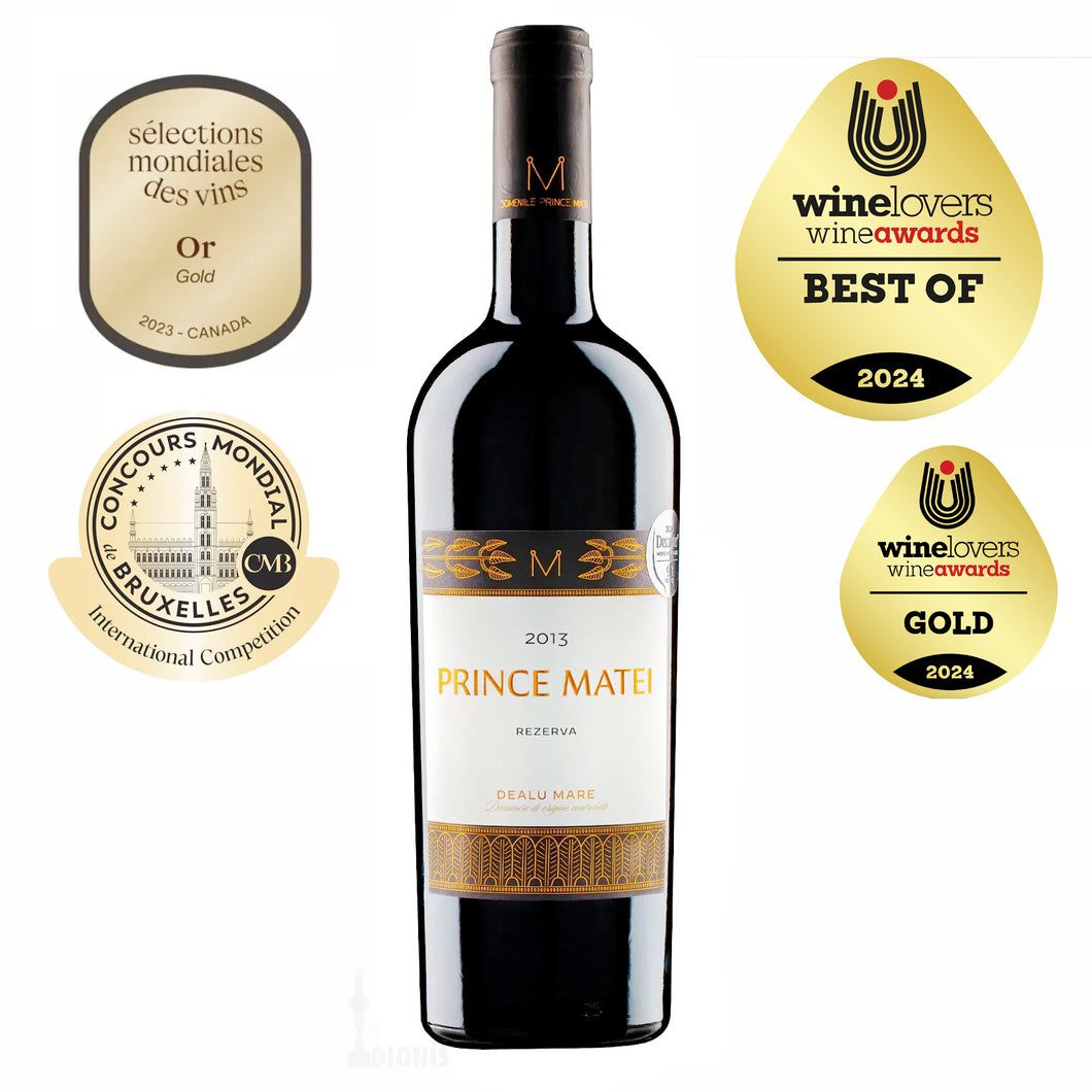 Prince Matei, Merlot 50.00$ - 6x750ml