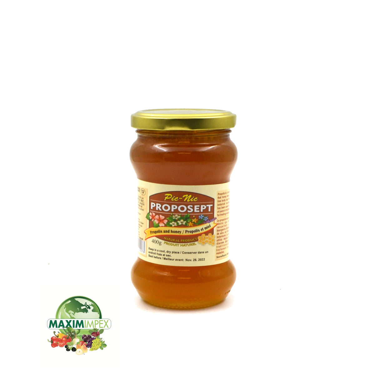 Pic-Nic Proposept - Miel avec propolis - 400g – Dionis Vins Roumains