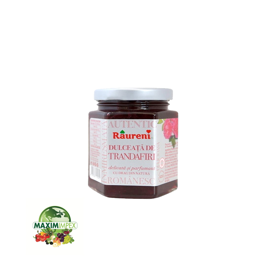 Raureni(Dulceata de Trandafiri) - Confiture Pétales de Rose- 196ml