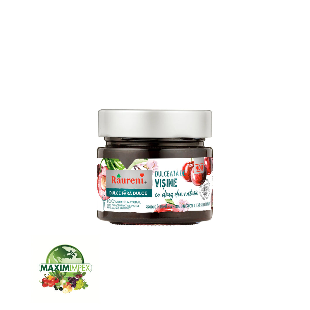 Raureni(Dulceata Visine) - Confiture de griottes sans soucre ajouté - 240g