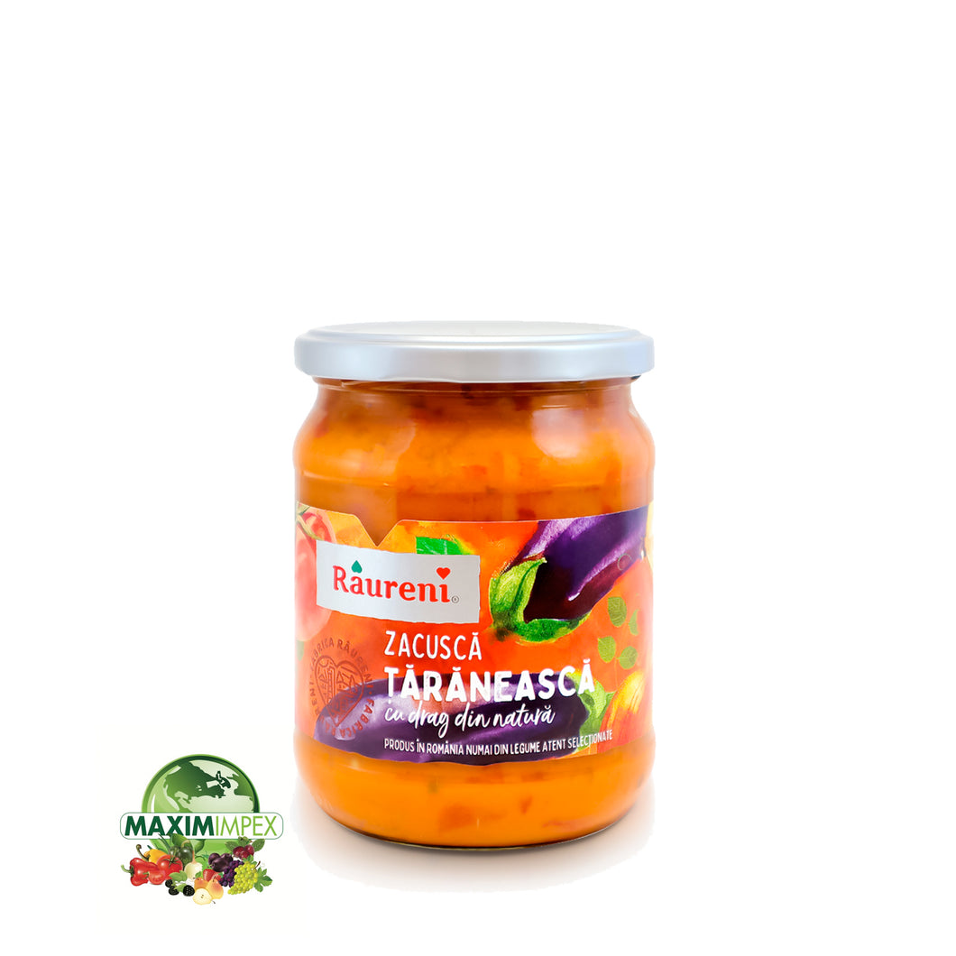 Raureni(Zacusca taraneasca) - Tartinade aux légumes  - 500ml